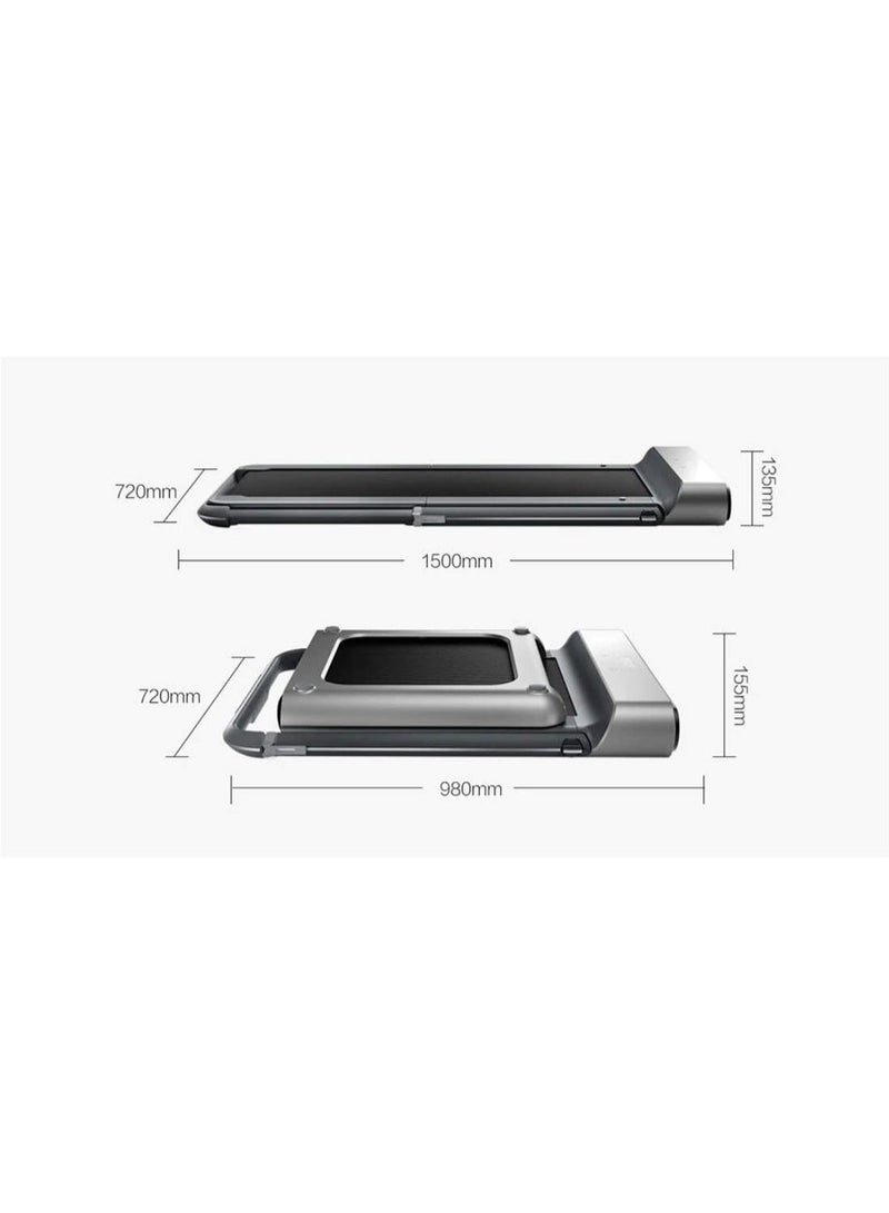 KINGSMITH WalkingPad R1 Pro Foldable Treadmill 2-in-1 Walking & Running Machine | 0.5–10 km/h Speed | Quiet Brushless Motor | Remote Control & App | LED Display | Home & Office Use | Black - Image 5